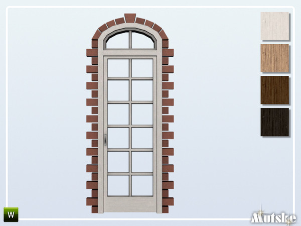 Sims 4 — Sandford Door Single 2x1 by Mutske — This door is part of the Sandford Constructionset. Made by Mutske@TSR. 