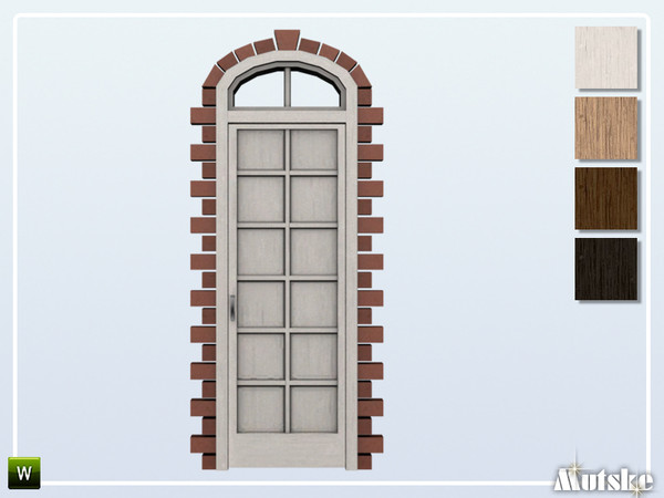 Sims 4 — Sandford Door Privat Single 2x1 by Mutske — This door is part of the Sandford Constructionset. Made by