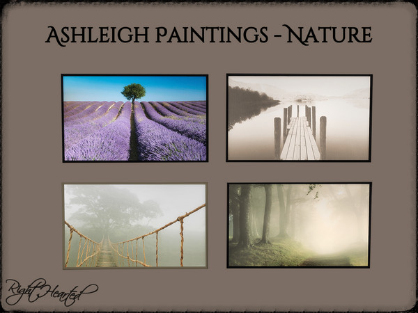 Sims 4 — Ashleigh Paintings - Nature by RightHearted — These pictures show the beauty and how colorful nature is. Part of