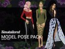 Sims 4 — Model Pose Pack - Geek Trait by Simstailored — This pose will replace the animation for selecting geek traits in