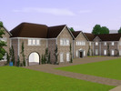 Sims 3 — Stone Mansion by amykennedy — Main House is divided over three floors - Ground Floor/First Floor/Attic with an