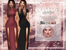 Sims 4 — Mascha Dress by alainalina — Thigh split t-shirt dress Original mesh Twenty colour options HQ mod compatible