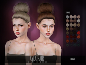 Sims 3 — LeahLillith Ayla Hair by Leah_Lillith — Ayla Hair hope you will enjoy^^