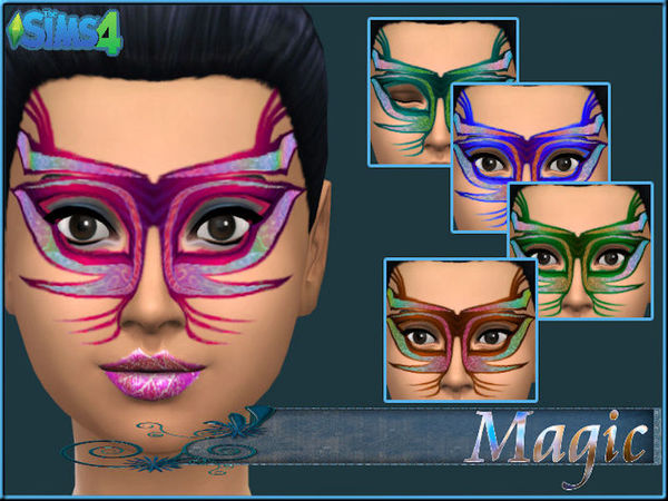 Sims 4 — MaskeMagicS4 by MagicMoonSims32 — Maske by Magic More on www.magic-moon-sims3.com