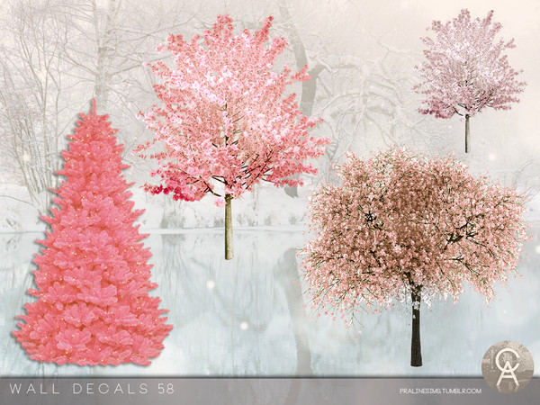 Sims 4 — Wall Decals 58 by Pralinesims — By Pralinesims