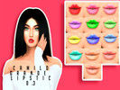 Sims 4 — Camilo Grande Lipstick 03 by Camilo_Grande — Colors 13 Compatible with the Base Game