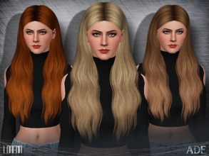 Sims 3 — Ade - Lorena by Ade_Darma — New Hair Mesh No Morph all Bones assigned All LODs