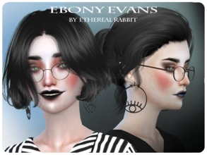 Sims 4 — Ebony Evans - Vampire by Ethereal_Rabbit — Hello simmers! This is Ebony Evans, She was quite the sweet hearted