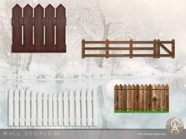 Sims 4 — Wall Decals 65 by Pralinesims — By Pralinesims