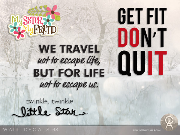 Sims 4 — Wall Decals 68 by Pralinesims — By Pralinesims