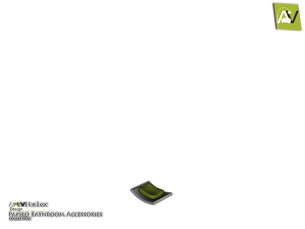 Sims 4 — Papiro Soap Dish    by ArtVitalex — - Papiro Soap Dish - ArtVitalex@TSR, Jan 2018