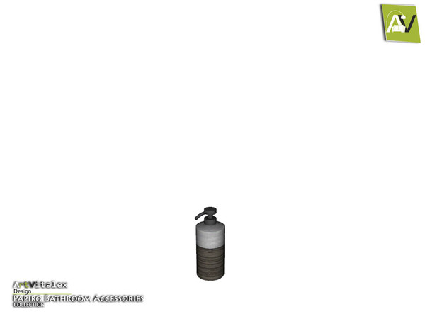 Sims 4 — Papiro Soap Dispenser    by ArtVitalex — - Papiro Soap Dispenser - ArtVitalex@TSR, Jan 2018
