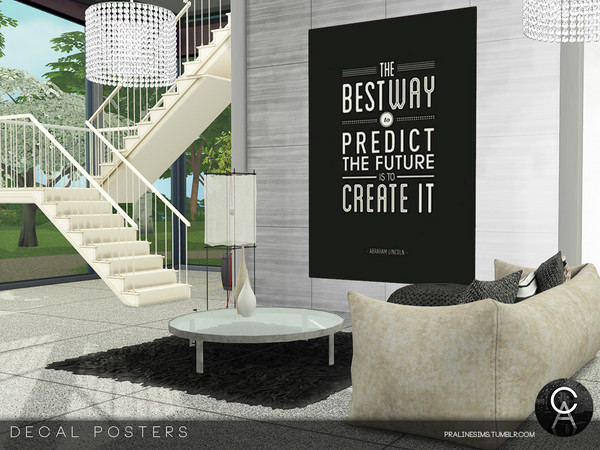 Sims 4 — Decal Posters by Pralinesims — By Pralinesims