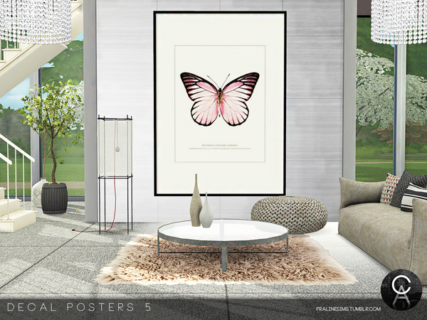 Sims 4 — Decal Posters 5 by Pralinesims — By Pralinesims