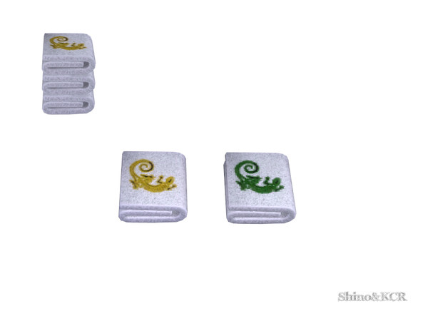 Sims 4 — Bathroom Caribbean - Towel by ShinoKCR — Get the feeling. Furniture Set inspired by Caribbean Resorts in Clutter