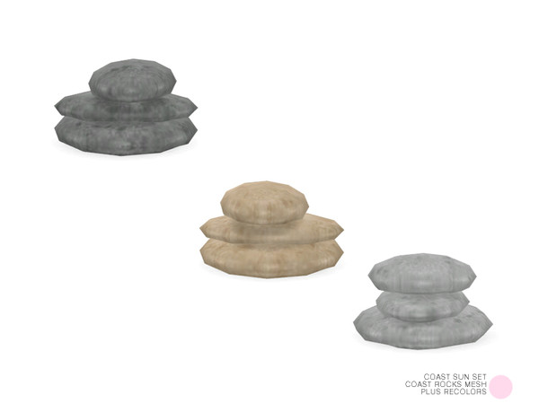 Sims 4 — Coast Rocks Mesh by DOT — Coast Rocks Mesh by DOT of The Sims Resource 