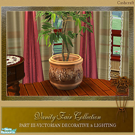 Sims 2 — Vanity Fair Decorative - Planter Recol by Cashcraft — Vanity Fair Collection Part III features Victorian