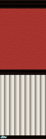 Sims 2 — Four Seasons Collection - Sizzlin Summer by rhiannon32ga — A bold summer wall in watermelon red with