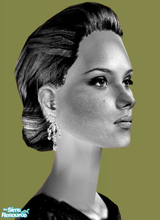 Sims 2 — Vintage Glamour - New Mesh by ChazDesigns — A vintage style as seen on Scarlet Johansson. She has populated this
