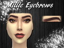 Sims 4 — Millie Eyebrows by Millie_4 — Hello! Here is another one mod! &amp;amp;amp;#9829; Make with Sims4Studio