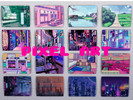 Sims 4 — Pixel Art Paintings Set by GalaxxyFoxx2 — Some of my favourite pixel art. All base game recolors. Art by: -