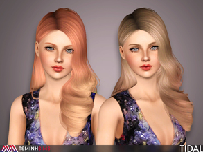Sims 3 — Tidal ( Hair 53 ) by TsminhSims — - New meshes - All LODs - Smooth bone assigned 