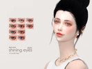Sims 4 — Shining Eyes B135 by dwlrma — eye colors in 10 swatches this is my first time making CC, please let me know if