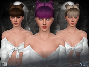 Sims 3 — Ade - Issa by Ade_Darma — New Hair Mesh No Morph all Bones assigned All LODs