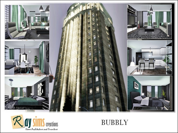 Sims 3 — Bubbly by RayDesign9 —  Location : Crescent Bay Plaza located beside Bridgeport Aquarius (dance club) This house