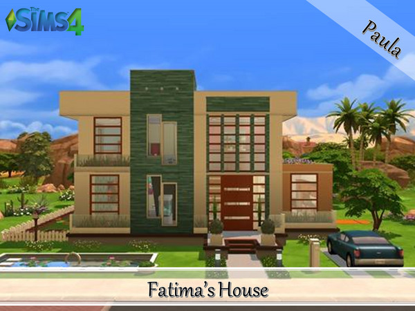 Sims 4 —  by PaulaBATS — Modern and elegant mansion, ideal for an active family, who enjoys practicing various skills.