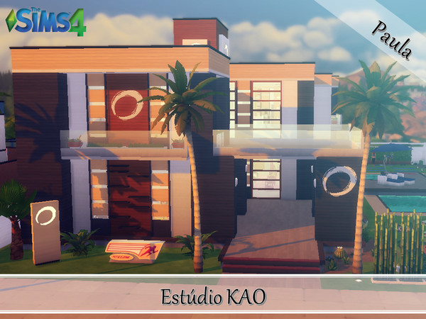 Sims 4 — KAO Studio by PaulaBATS — KAO Studio. Beauty room with hairdressers, beauticians, best quality SPA, Yourcity