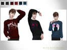 Sims 4 — P!ATD Sweaters - Mesh needed by kingboulevard — Panic! At The Disco Sweaters (Recolor) 2 designs 6 colors for