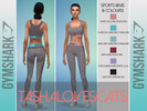 Sims 4 — Gymshark Flex Sports Bra - 6 colours by tashalovescats — Gymshark Flex Bras in 6 colours: 1.CHARCOAL MARL/PEACH