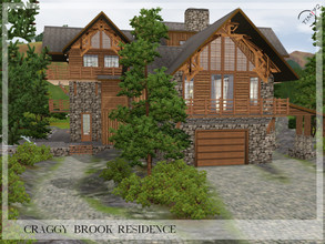 Sims 3 — Craggy Brook Residence by timi722 — This beautiful and very attractive residence is a mountain house. It sits in