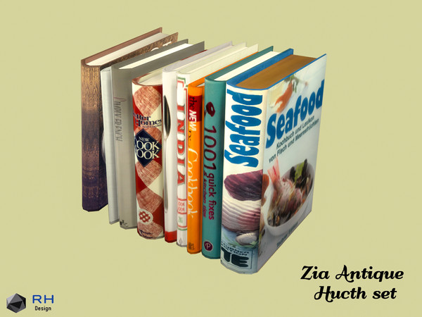 Sims 4 — Zia Delicious Flavours Cookbooks V1 by RightHearted — Recipes from all around the world for your gourmand sims