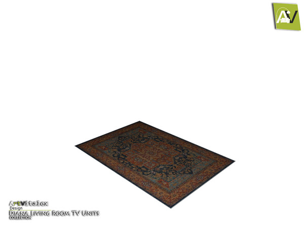 Sims 4 — Diana Rug   by ArtVitalex — - Diana Rug - ArtVitalex@TSR, Feb 2018