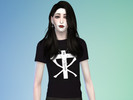 Sims 4 — Christian Death shirt by little-witch-boy — Christian Death shirt
