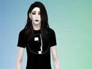 Sims 4 — Bauhaus shirt by little-witch-boy — Bauhaus band shirt