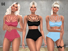 Sims 4 — MP Adore Me Swimsuit by MartyP — ~Teen to Elder sims ~For woman only ~10 plain swatches ~CAS thumbnail ~Can be
