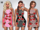 Sims 4 — MP Lisa's Dress by MartyP — ~Teen to Elder sims ~For woman only ~10 plain swatches ~CAS thumbnail ~Can be found