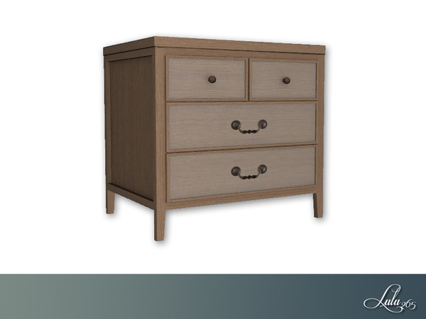 Sims 4 — Stillwater Bedroom Nightstand by Lulu265 — Part of the Stillwater Bedroom Set
