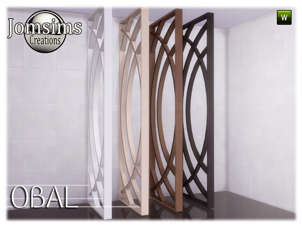 Sims 4 — obal bathroom separator by jomsims — obal bathroom separator