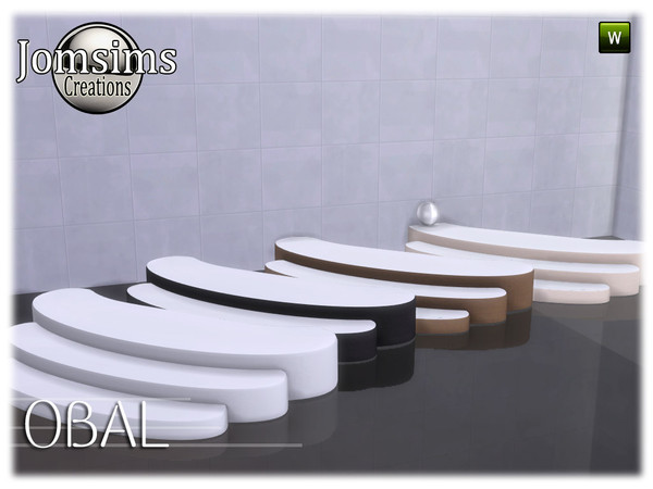 Sims 4 — OBAL bathroom part 2 misc deco for bathtub by jomsims — OBAL bathroom part 2 misc deco for bathtub