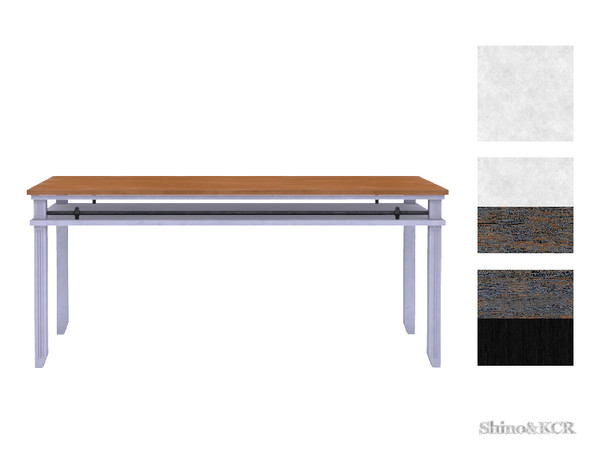 Sims 4 — Dining Country - Dining Table by ShinoKCR — Furniture in Country Style - what we call Landhaus Style in Germany