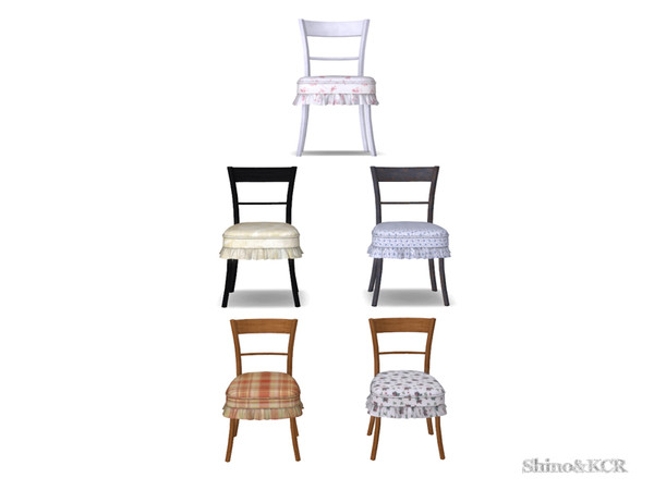 Sims 4 — Dining Country - Dining Chair by ShinoKCR — Furniture in Country Style - what we call Landhaus Style in Germany