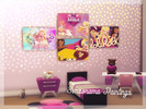 Sims 4 — 4 Lolirock Posters by simsorama — 4 Lolirock Posters Anna Simsorama @lessims #simsorama #sims4 - BASE GAME