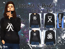 Sims 4 — Monsta X Hoodie by Yor — I decided to make Hoodies for my second favorite K-Pop group, aka Monsta X ^-^ It comes