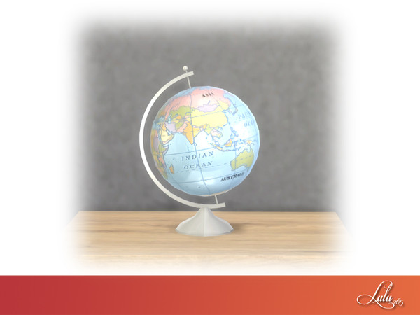 Sims 4 — Montanna Boys Room Decor World Globe  by Lulu265 — Part of the Montanna Boys Bedroom 