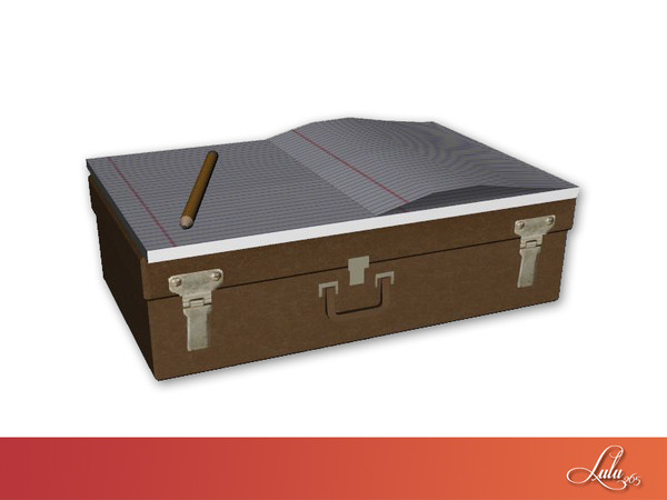 Sims 4 — Montanna Boys Room Suitcase Decor  by Lulu265 — Part of the Montanna Boys Bedroom 