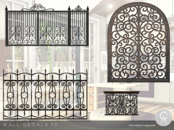 Sims 4 — Wall Decals 77 by Pralinesims — By Pralinesims